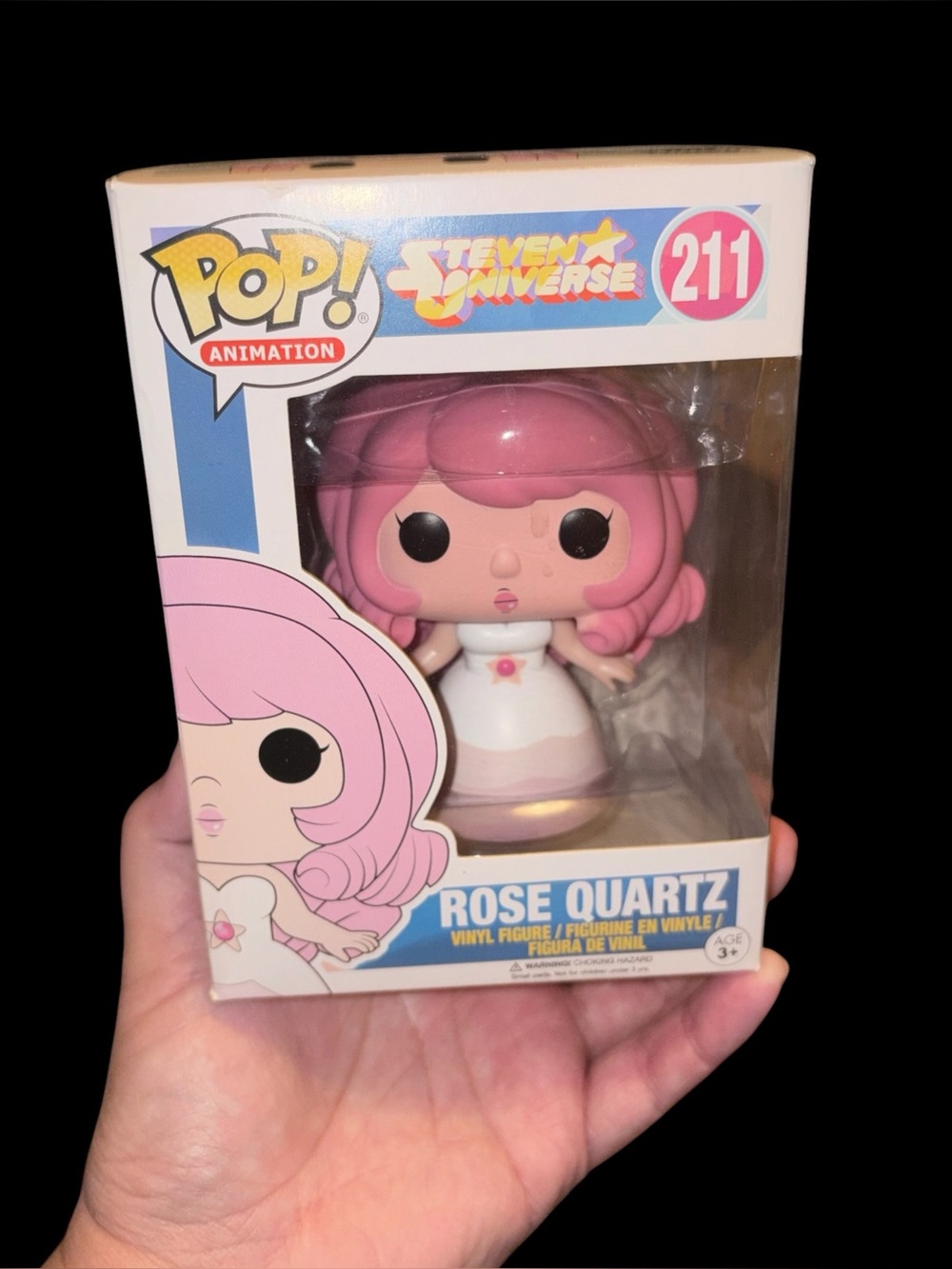 2017 Vaulted  Steven Universe “Rose Quartz” Funko Pop New in Box w/Protector